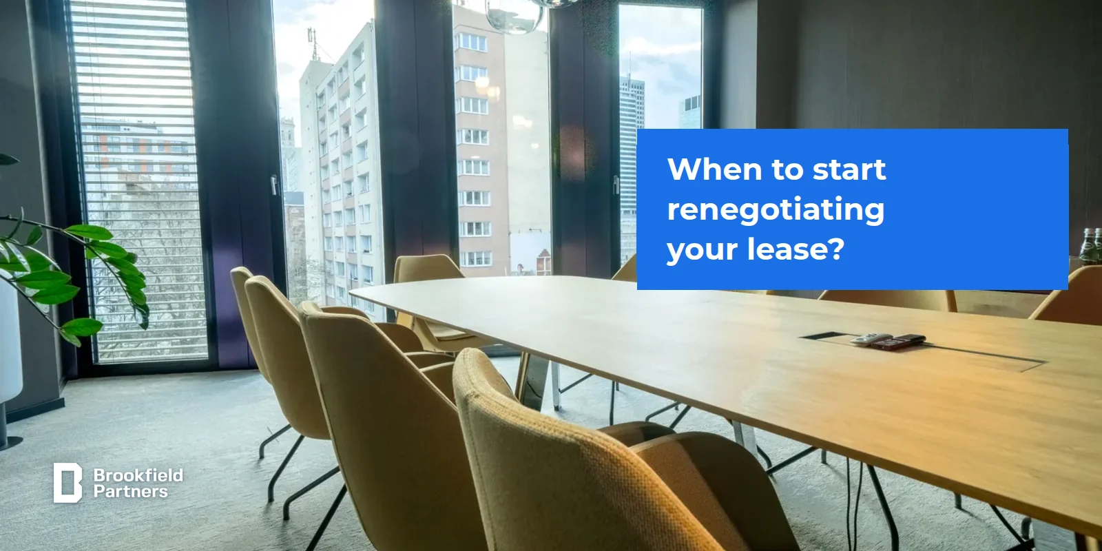 When to start renegotiating your lease - how many months before expiry?
