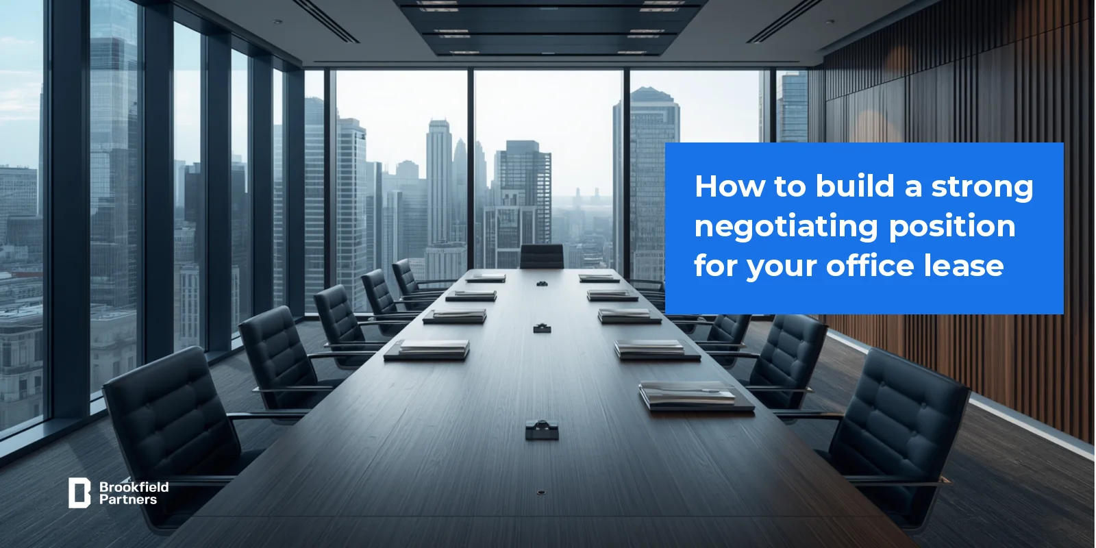 How to build a strong negotiating position for your office lease