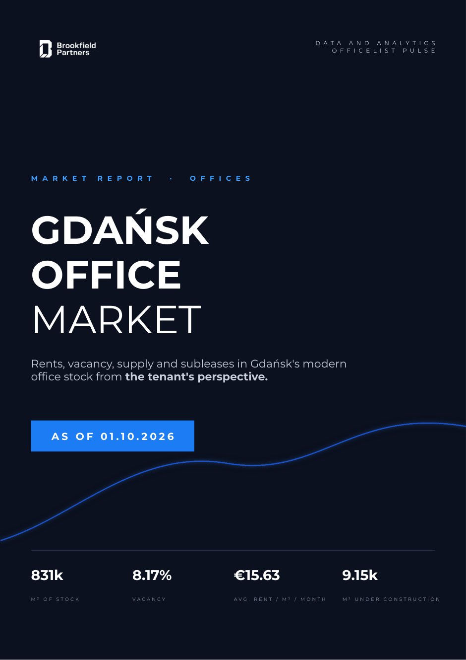Report cover: Gdańsk office market - Q3 2026