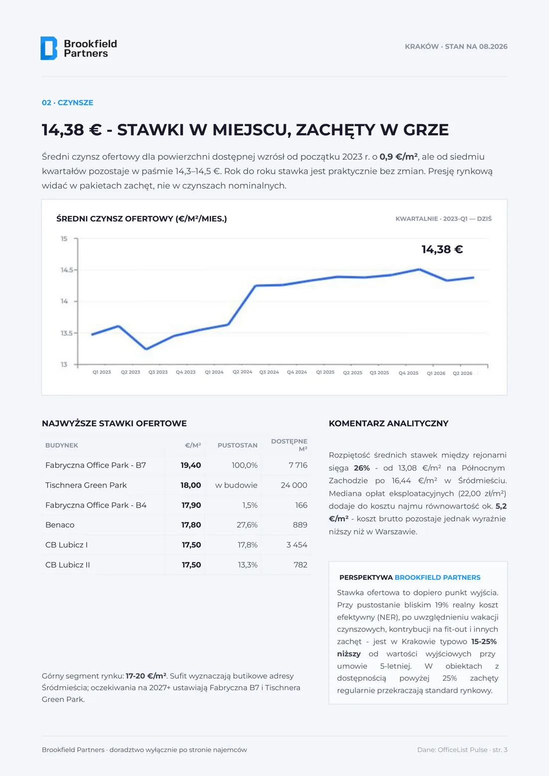 Kraków office market report August 2026 - preview, page 3
