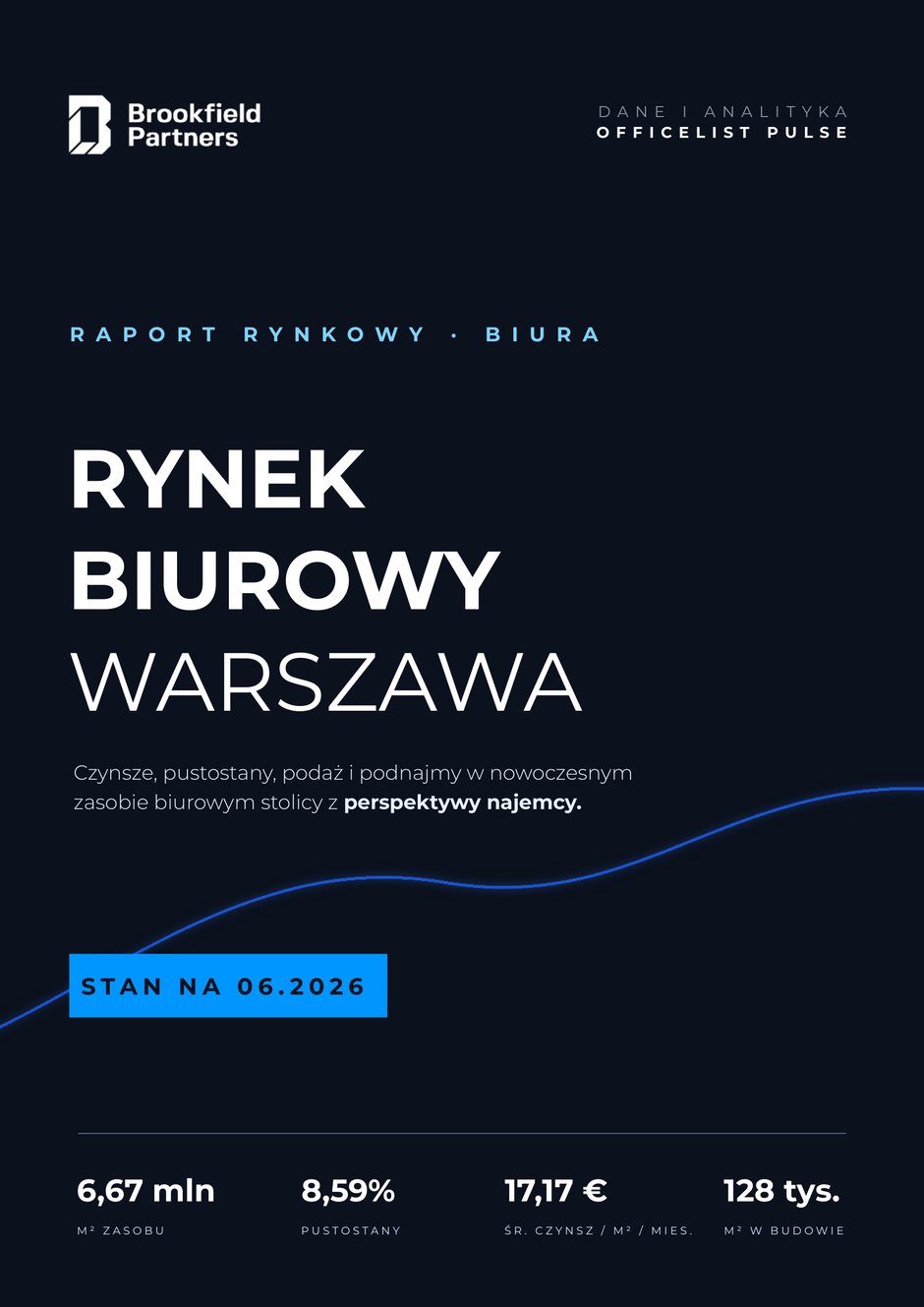 Report cover: Warsaw office market - June 2026